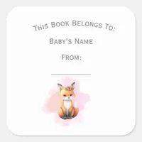 Customize Woodland Animal Book Plate