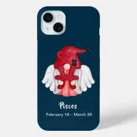 Gnome Pisces Astrology Sign Angel iPhone 15 Plus Case