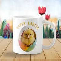 Cute Hatching Chick Colorful Fun Easter Egg Coffee Mug