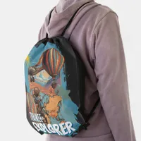 Trainee Explorer Adventure Girl's Drawstring Bag