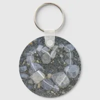 Love is Rock Solid Keychain