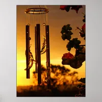 golden windchime Poster