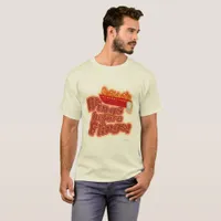 Wings before Flings Chicken Fun Humor Slogan T-Shirt