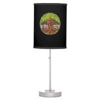 Forest Gnomes Cottagecore Goblincore Fairycore Table Lamp