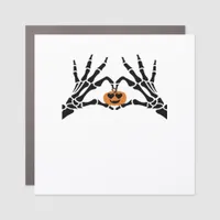 Spooky Heart Hands Dark Gothic Tone Car Magnet