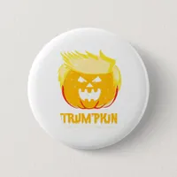 Halloween Trumpkin Funny Button
