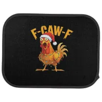 F-Caw-F Chicken Christmas Essential Car Floor Mat