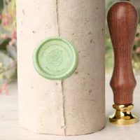 Single Rose Wedding stationery Wax Seal Stamp