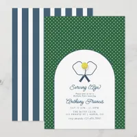 Elegant Black and Gold Pineapple Graduation Party Invitation