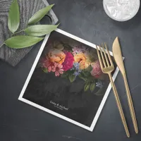 Sultry Nights Floral Wedding V2 ID829 Paper Dinner Napkins