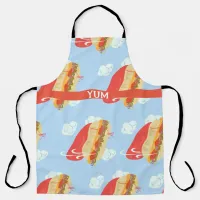 Super Hero Flying Caped Sandwich Fun  Apron