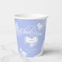  Elegant She's on Cloud Nine Bridal Shower Party Paper Cups