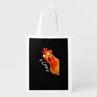 F-Caw-F Chicken Essential Minimal Clean Grocery Bag