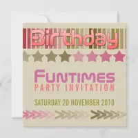 Birthday FunTimes Invitation