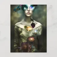 "Portrait of A Dreamer" Fantasy AI Art Postcard