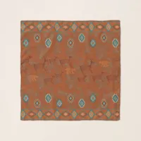 Southwest Canyons Petroglyphs Scarf