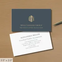 Simple Elegant Modern Logo Business Card