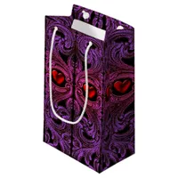 Goth Purple Ornament With Heart Gift Bag