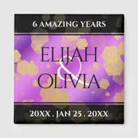 6th 33rd 47th 48th Amethyst Wedding Anniversary Magnet