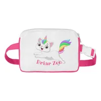 Kids Kitty Unicorn Pink Fanny Pack
