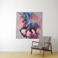 A Zombie Unicorn  Poster Tapestry