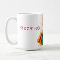  Shopping Queen Cat Coffee Mug