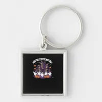 Eat Drink And Be Scary Classic Funny Retro Keychain