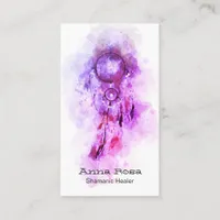 *~* Shamanic Sacred Dream Catcher Tribal Shaman Business Card