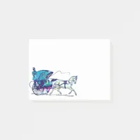 Elegant Carriage horse-house Post-it Notes