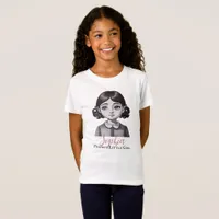 Little Perfect Girl of The Last Century watercolor T-Shirt