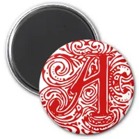 Monarchia Red "A" Magnet