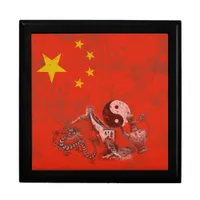 Flag and Symbols of China ID158 Keepsake Box