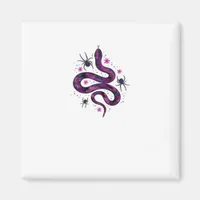 Whimsigoth Snake Flowers Classic Magnet