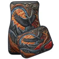 Eagle in Nature Car Floor Mat