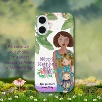 Whimsical Mother with kids | Mother's Day  iPhone 16 Case