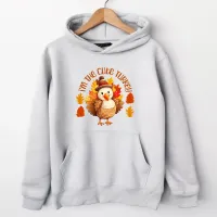 I'm The Cute Turkey Thanksgiving Fall  Hoodie