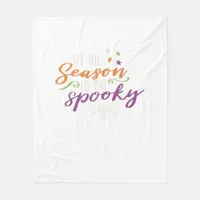 Funny Halloween - Tis The Season Fleece Blanket