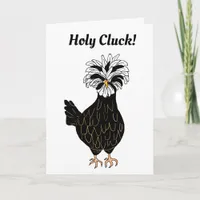 Holy Cluck, I miss you so much Chicken Humor Card