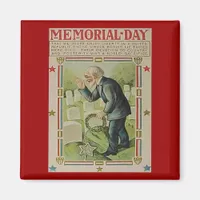 Vintage Memorial Day The Fallen Magnet