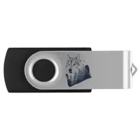 Forest Wolf Flash Drive