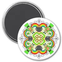 Shamrocks, Leprechauns St Patrick's Day   Magnet