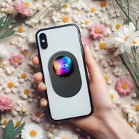 Gradient Glowing Neon Popgrip PopSocket