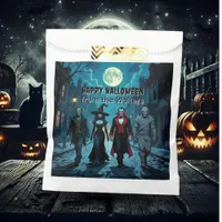 Witch, Vampire, Dracula and Mummy Halloween Party Favor Bag