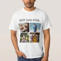 Best Dad Ever Personalized Photo T-Shirt