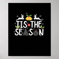 Tis The Season Classic Minimal Clean Poster
