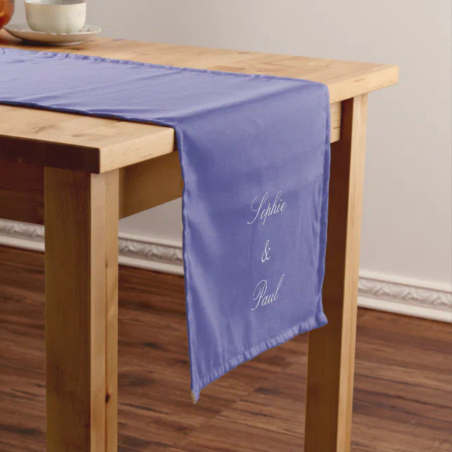 Elegant Lavender Wedding Table Runner