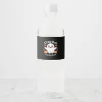 Cute Halloween Pregnancy Announcement Water Bottle Label