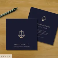 Simple Elegant Legal Services Square Business Card