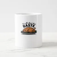 All About That Baste Christmas Classic Retro Look Giant Coffee Mug