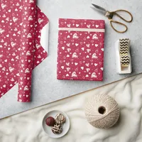 Chic Hearts Fun Valentine's Day Wrapping Paper